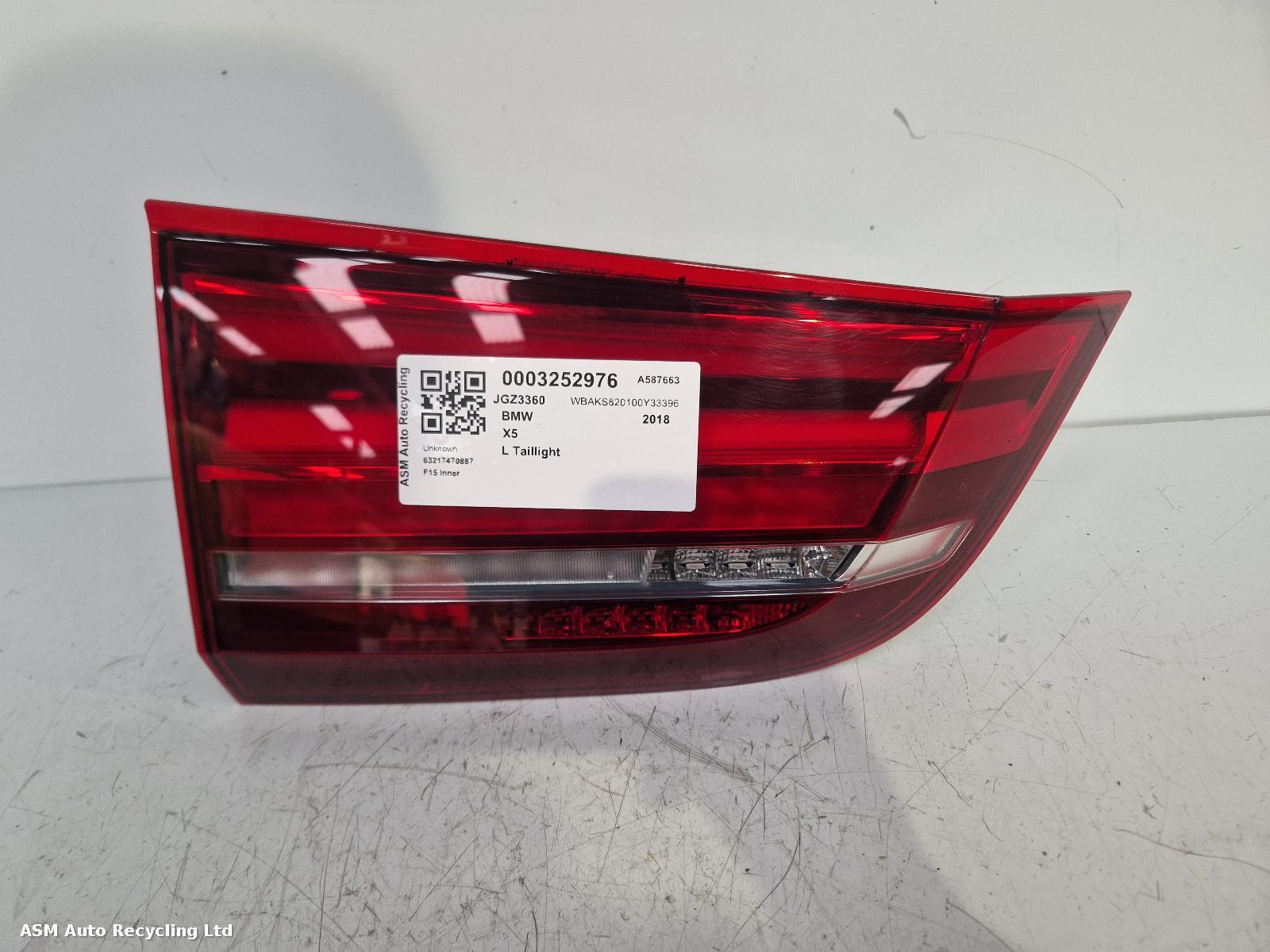 View Auto part L Taillight Bmw X5 2018