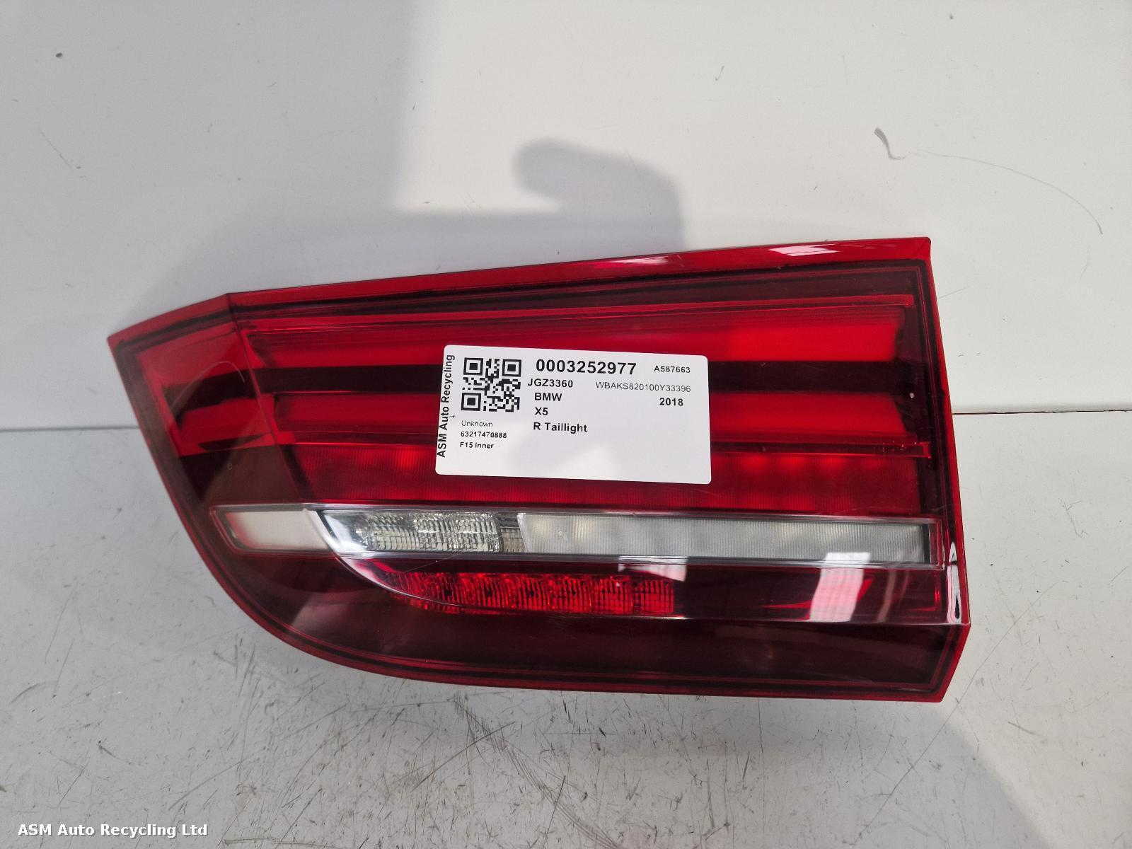 View Auto part R Taillight Bmw X5 2018