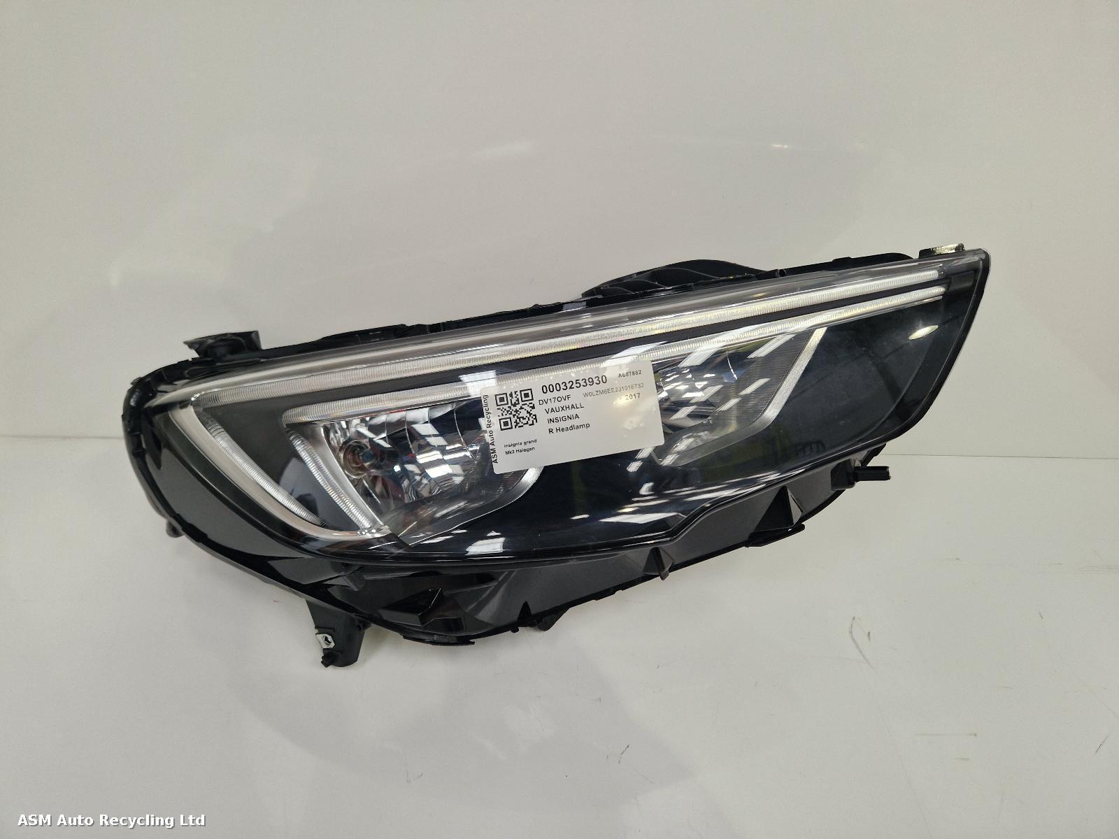 View Auto part R Headlamp Vauxhall Insignia 2017