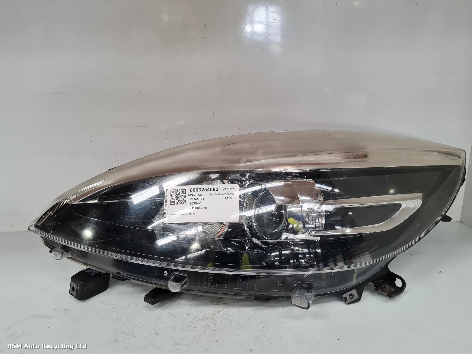 View Auto part L Headlamp Renault Scenic 2013