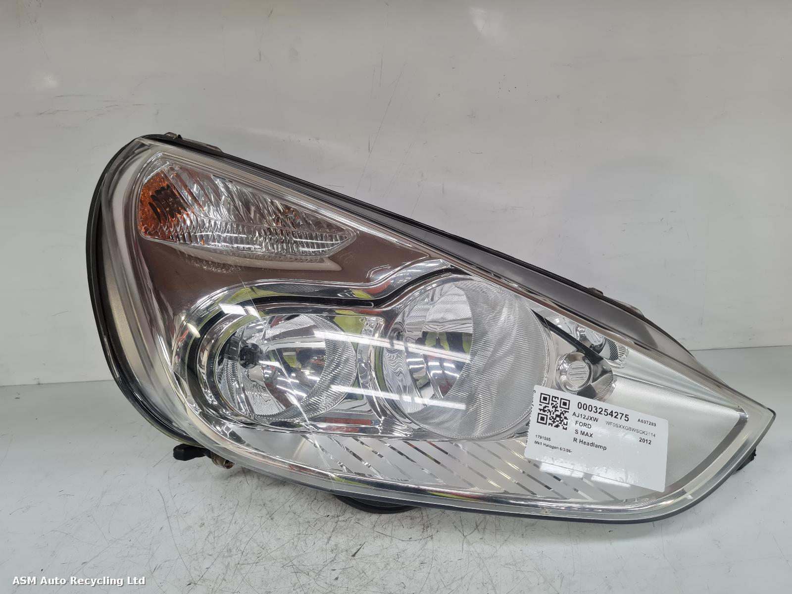 View Auto part R Headlamp Ford S Max 2012