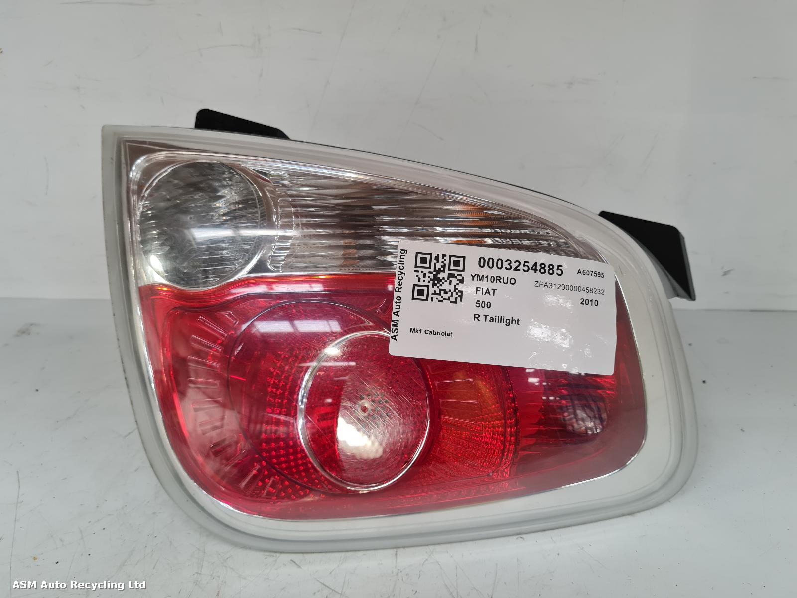 View Auto part R Taillight Fiat 500 2010