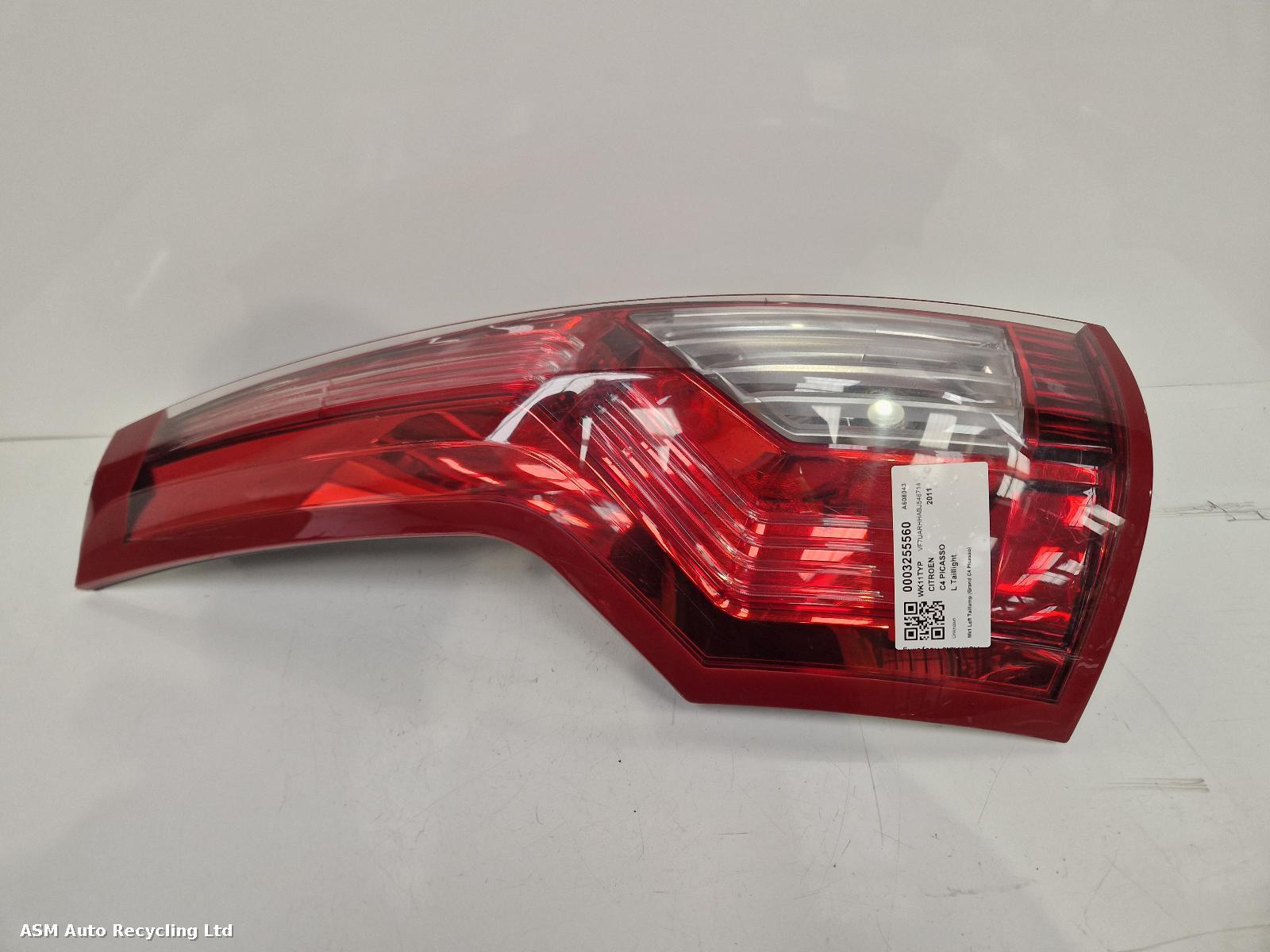 View Auto part L Taillight Citroen C4 Picasso 2011