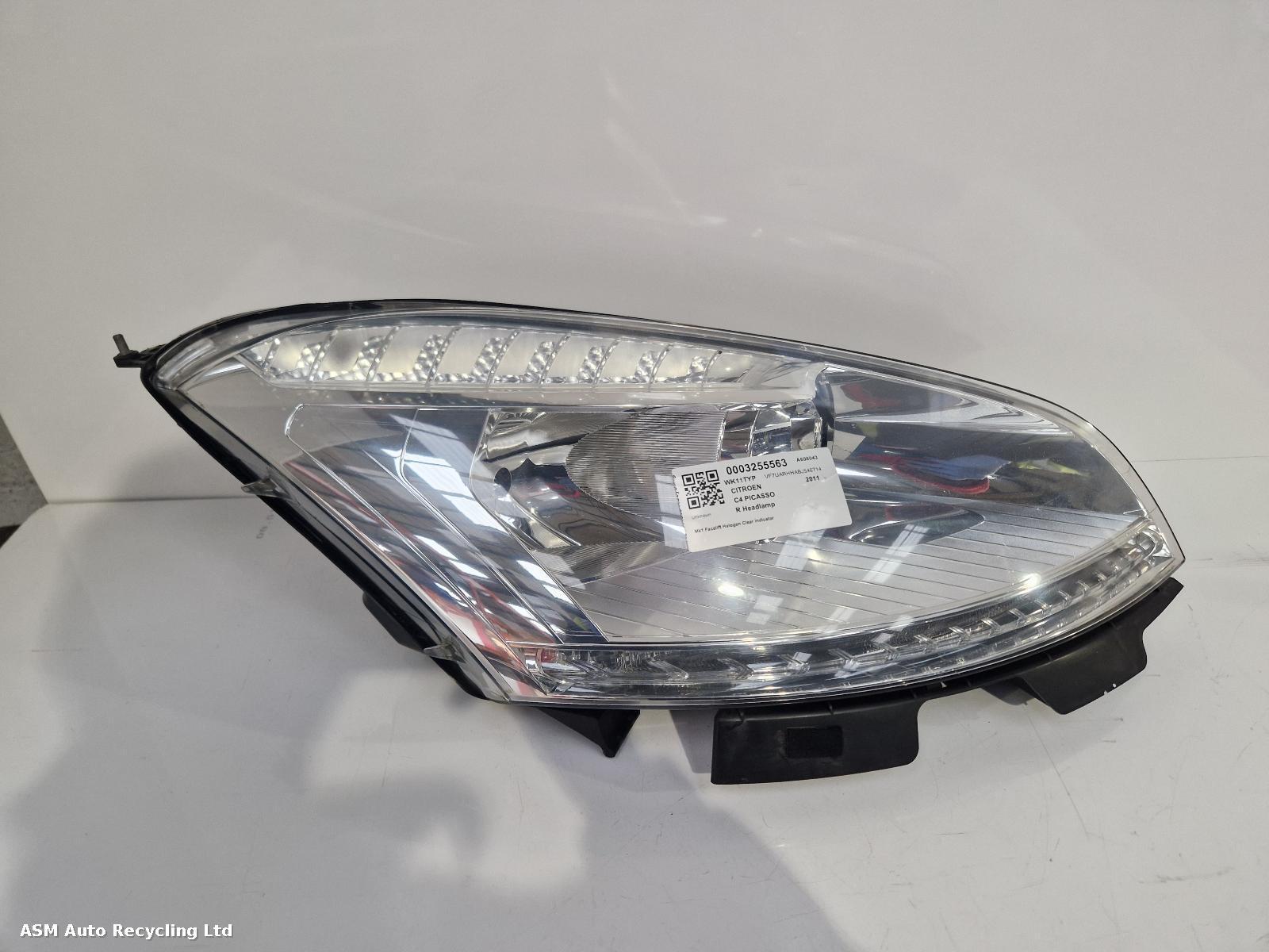 View Auto part R Headlamp Citroen C4 Picasso 2011