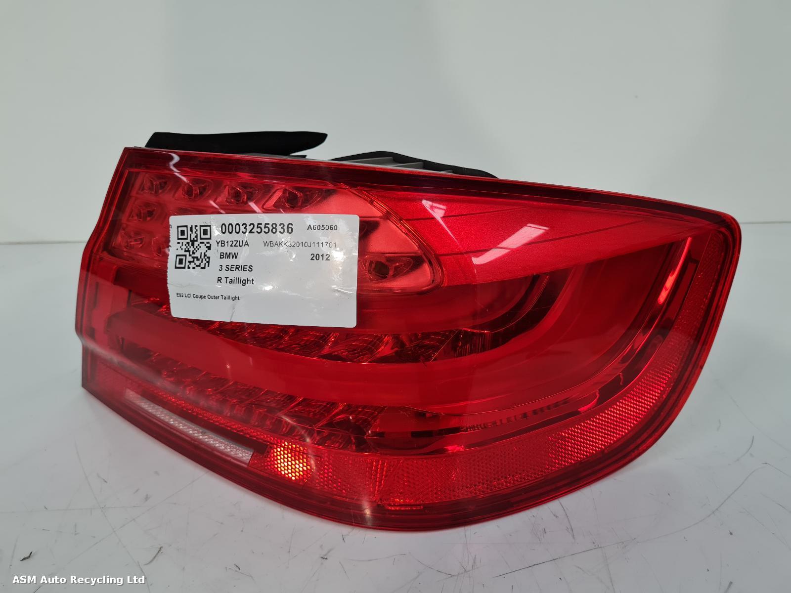 View Auto part R Taillight Bmw 3 Series 2012