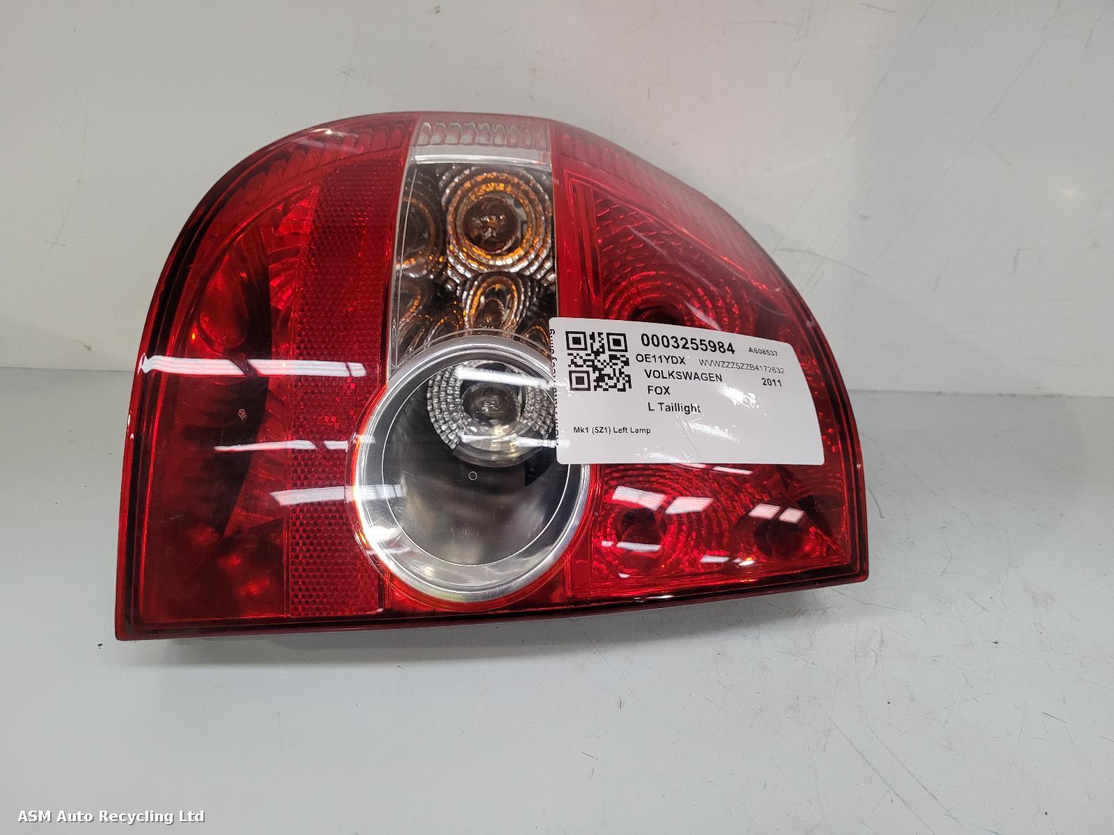 View Auto part L Taillight Volkswagen Fox 2011