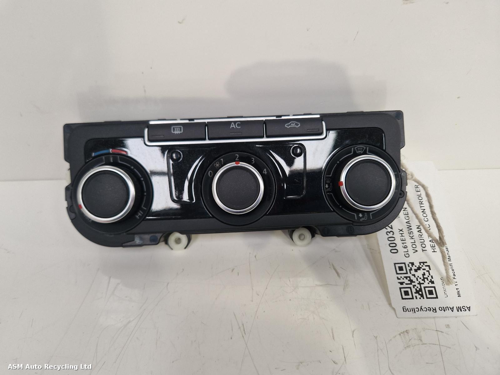 View Auto part Heater/AC Controller Volkswagen Touran 2012