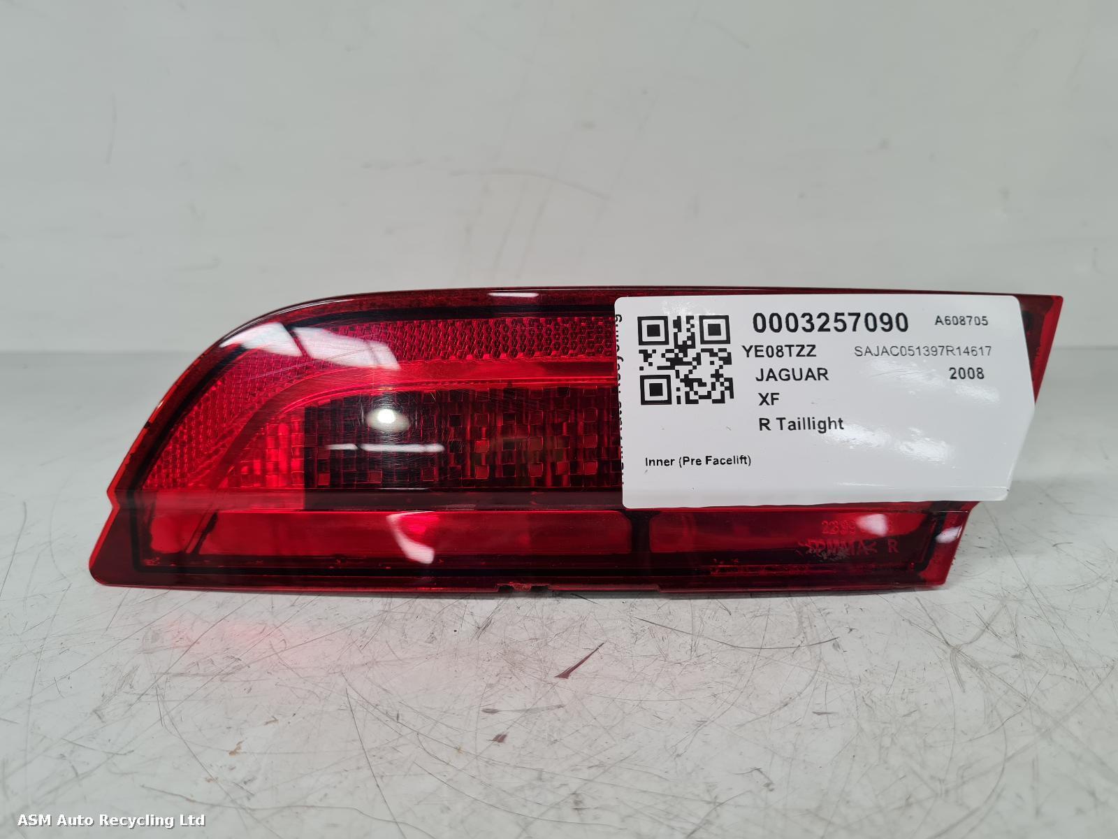 View Auto part R Taillight Jaguar Xf 2008