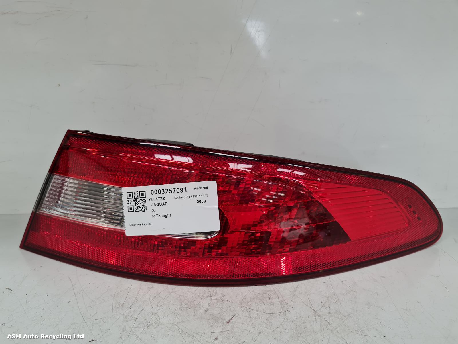 View Auto part R Taillight Jaguar Xf 2008
