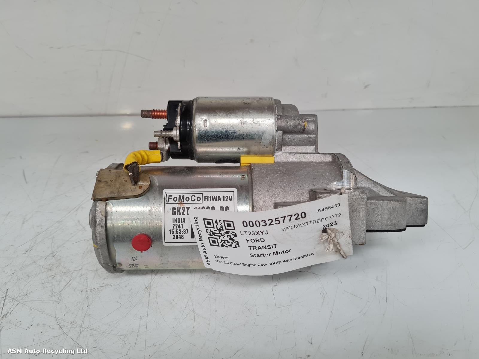 View Auto part Starter Motor Ford Transit 2023