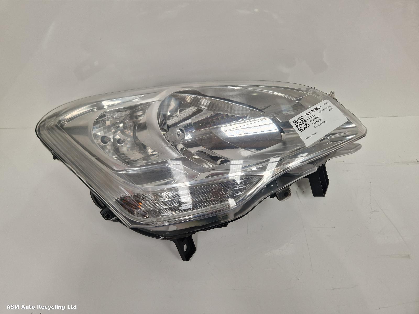 View Auto part R Headlamp Peugeot Partner 2016