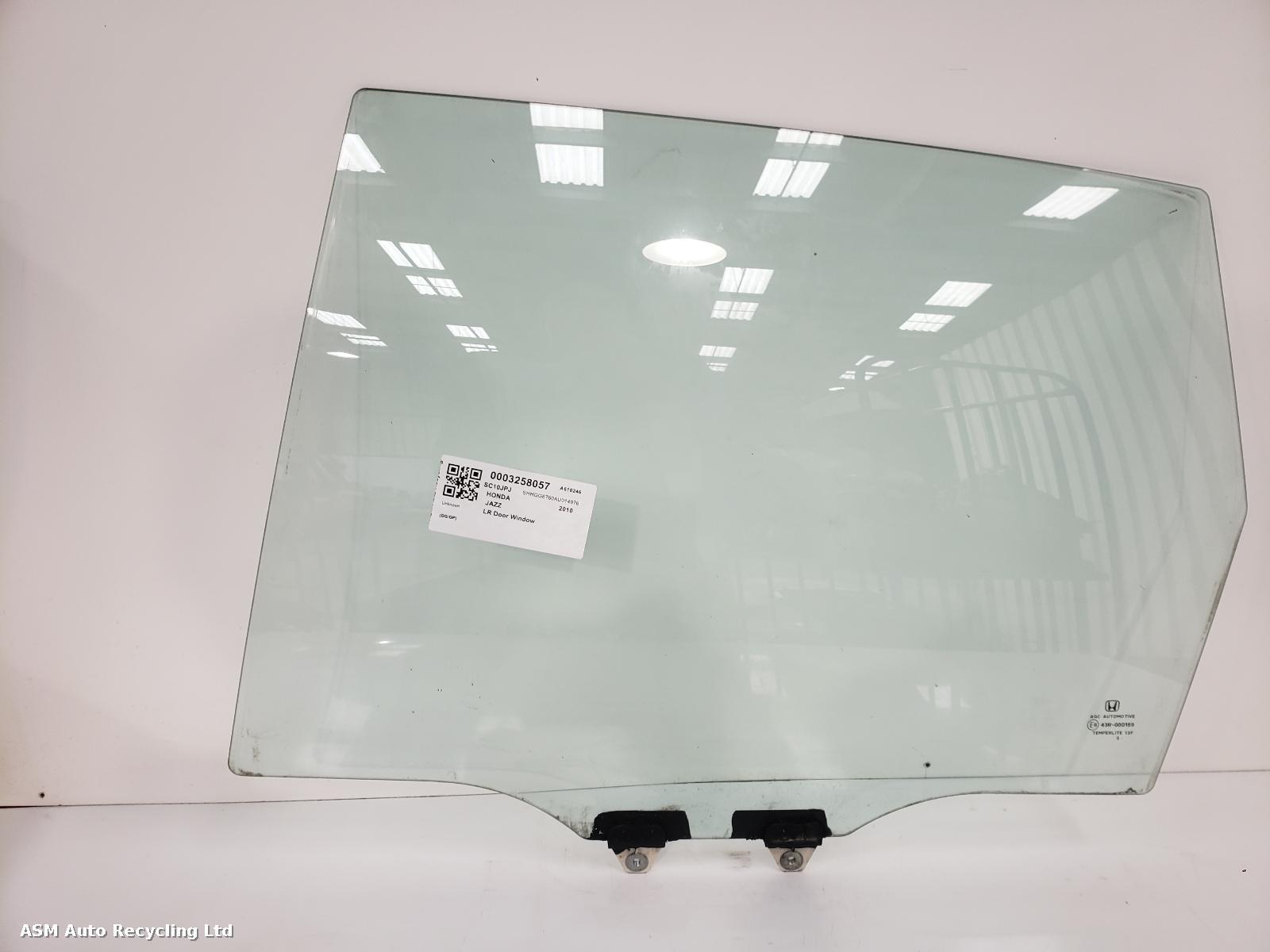 View Auto part LR Door Window Honda Jazz 2010