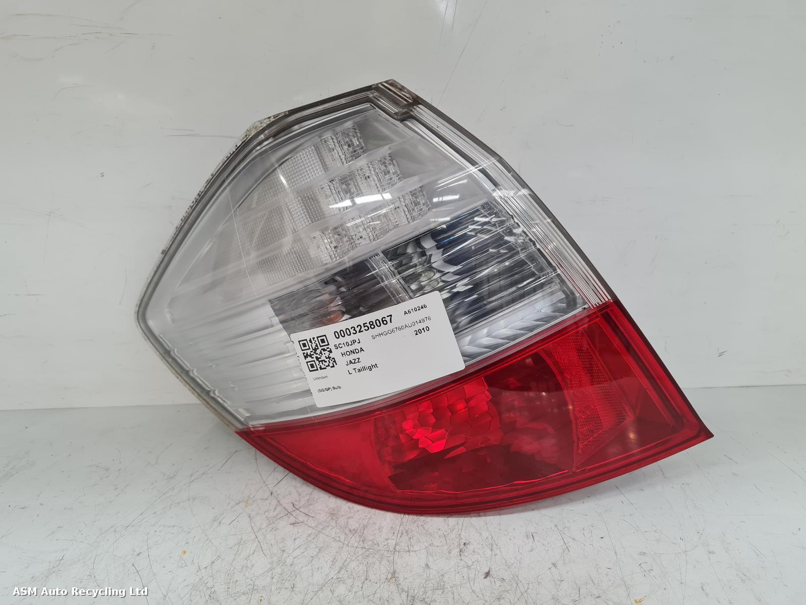 View Auto part L Taillight Honda Jazz 2010