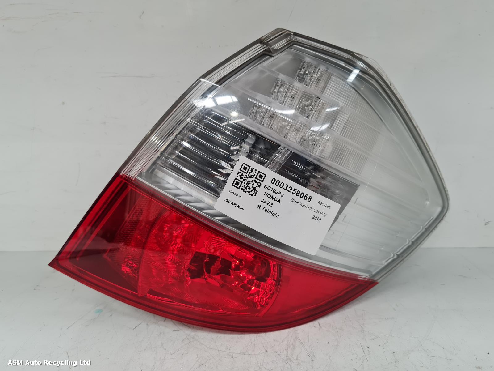 View Auto part R Taillight Honda Jazz 2010