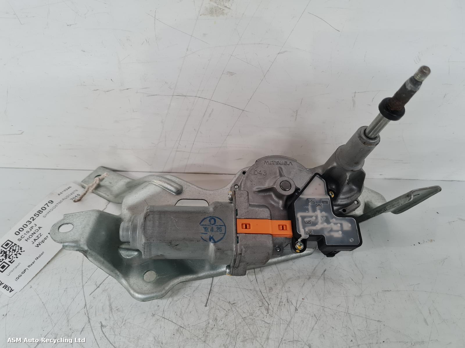 View Auto part Wiper Motor Rear Honda Jazz 2010
