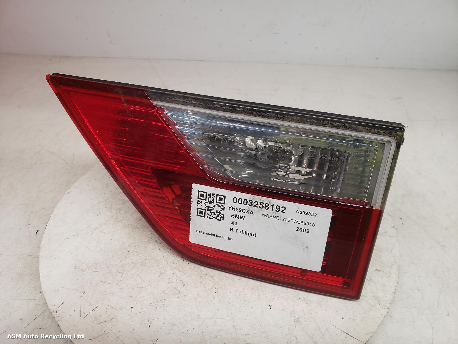 View Auto part R Taillight Bmw X3 2009