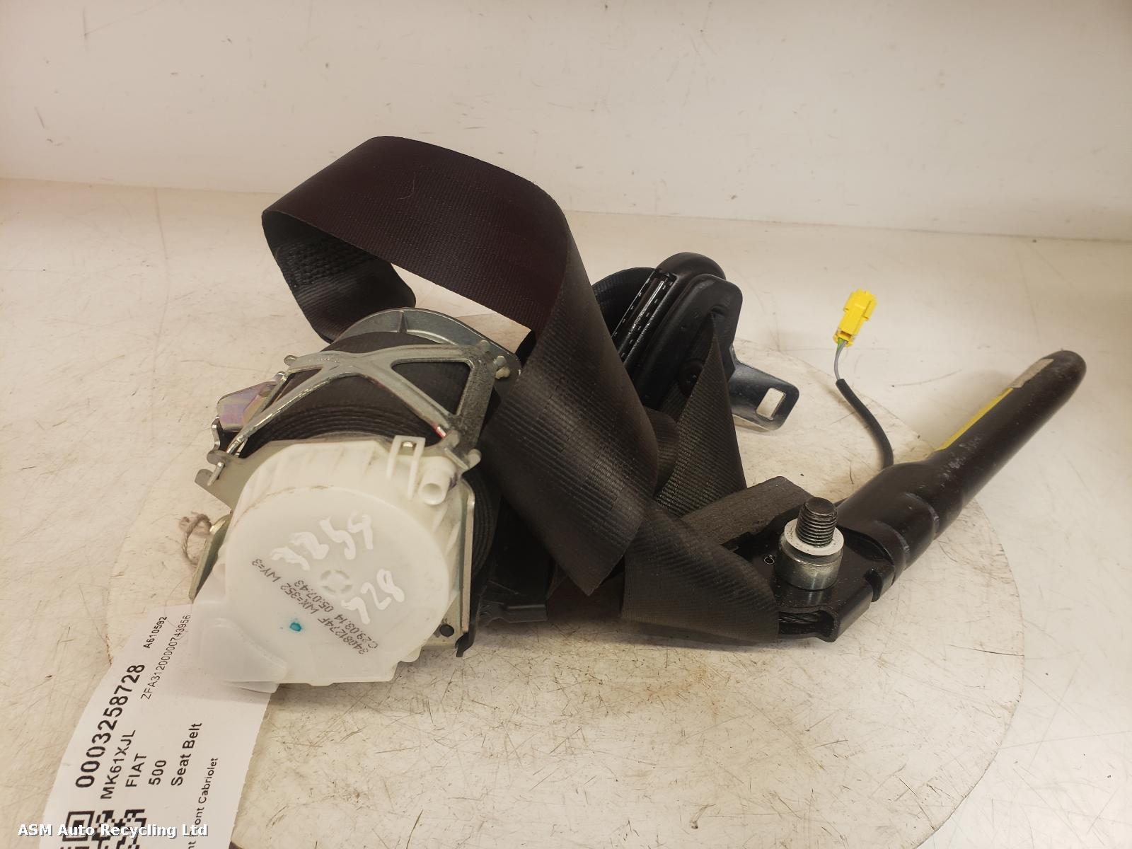 View Auto part Seat Belt Fiat 500 2011