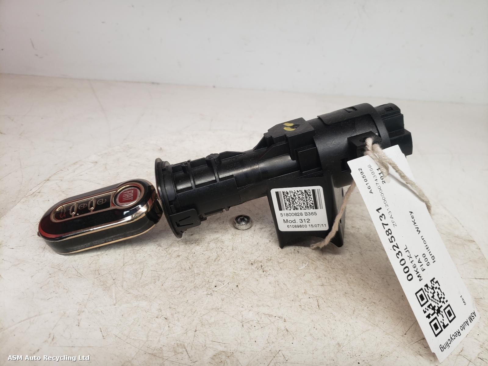 View Auto part Ignition W/Key Fiat 500 2011