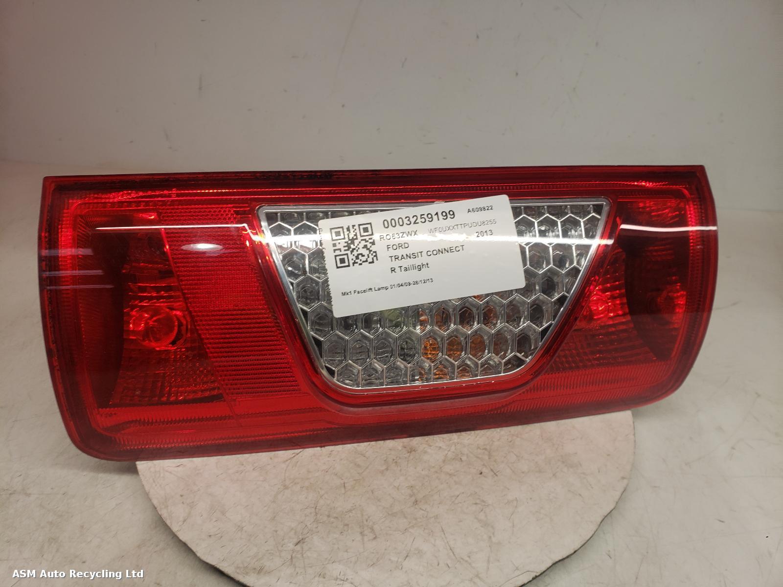 View Auto part R Taillight Ford Transit Connect 2013