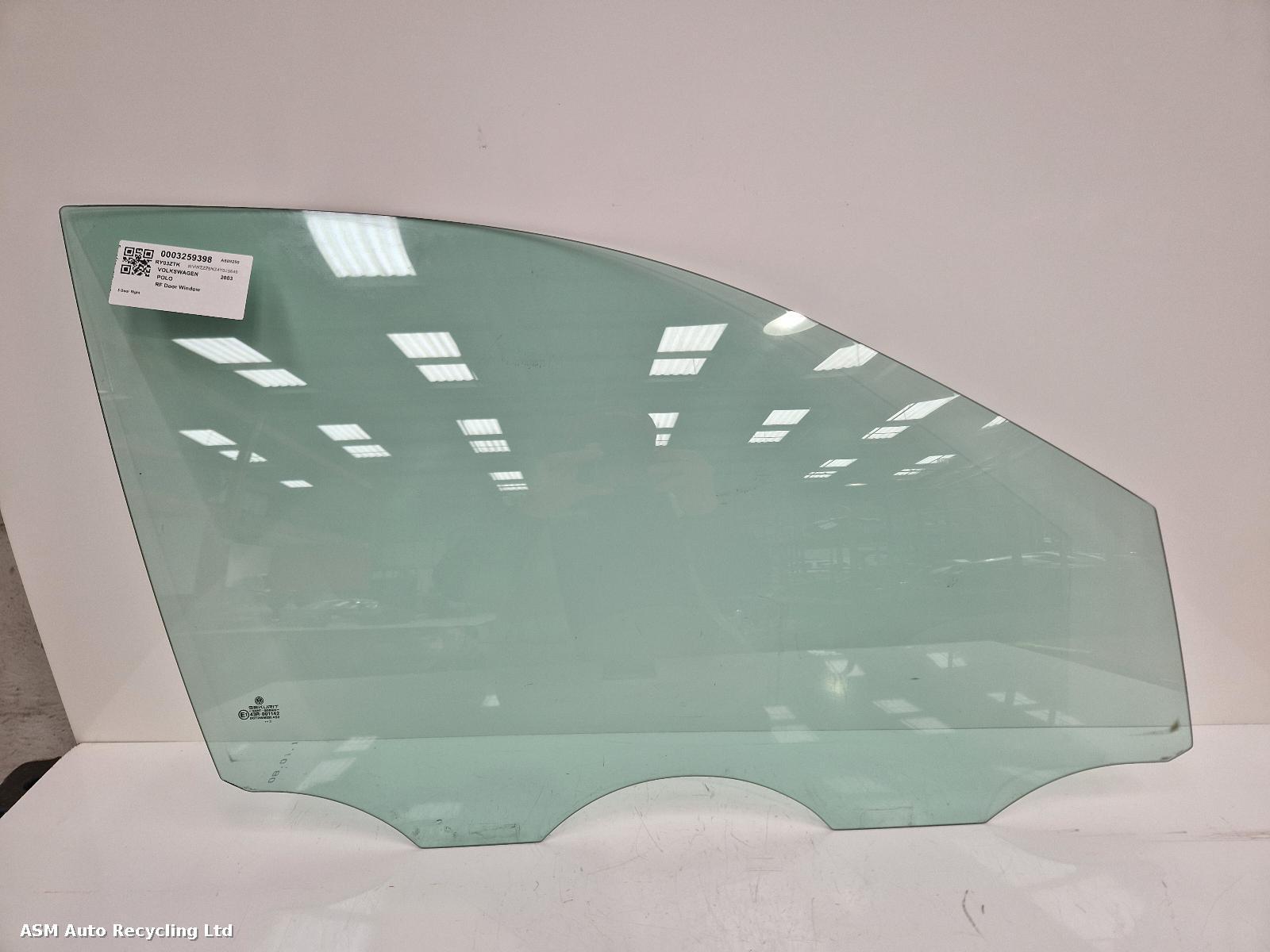 View Auto part RF Door Window Volkswagen Polo 2003