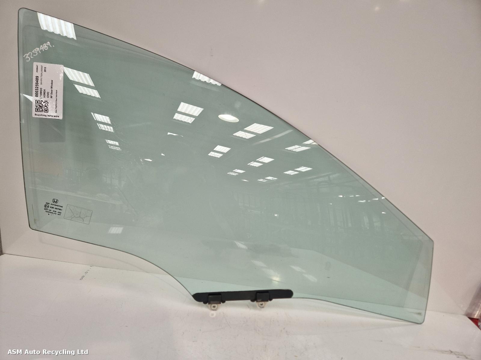 View Auto part RF Door Window Honda Civic 2010