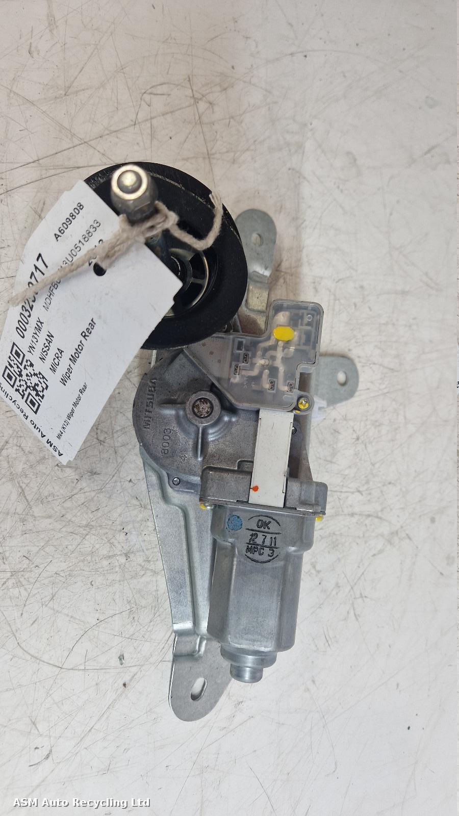 View Auto part Wiper Motor Rear Nissan Micra 2013