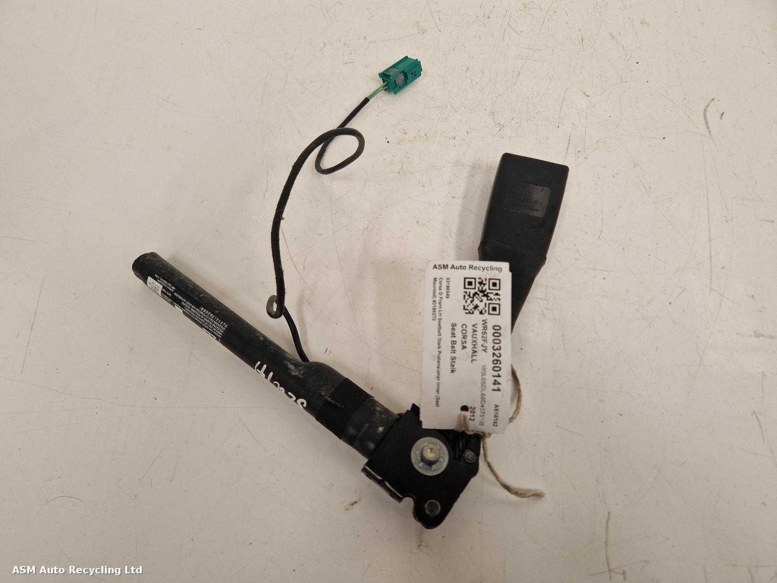 View Auto part Seat Belt Vauxhall Corsa 2012