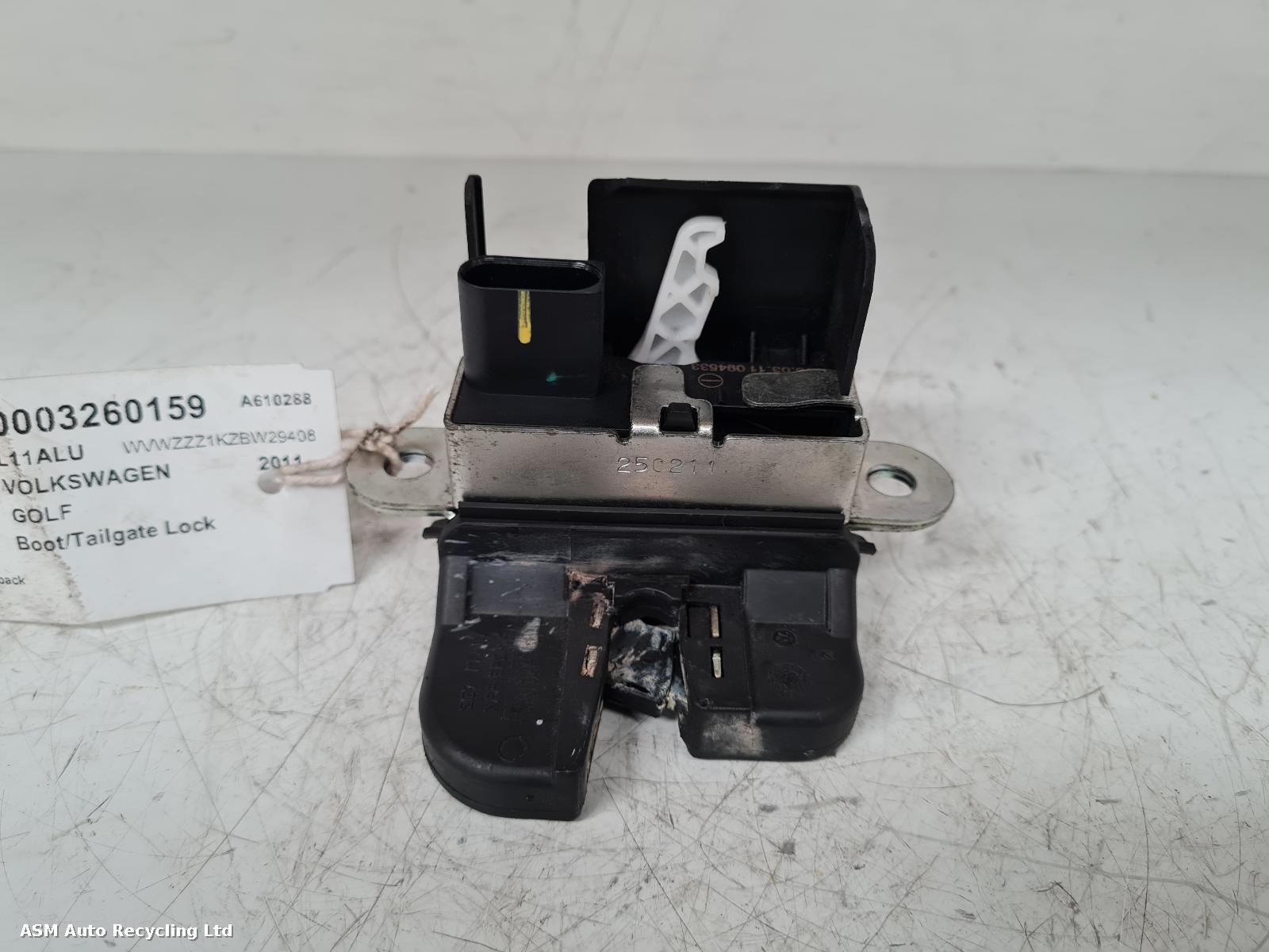 View Auto part Bootlid/Tailgate Lock Volkswagen Golf 2011