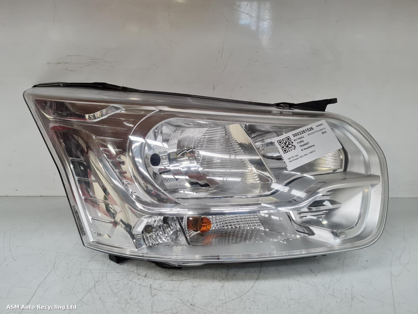 View Auto part R Headlamp Ford Transit 2016