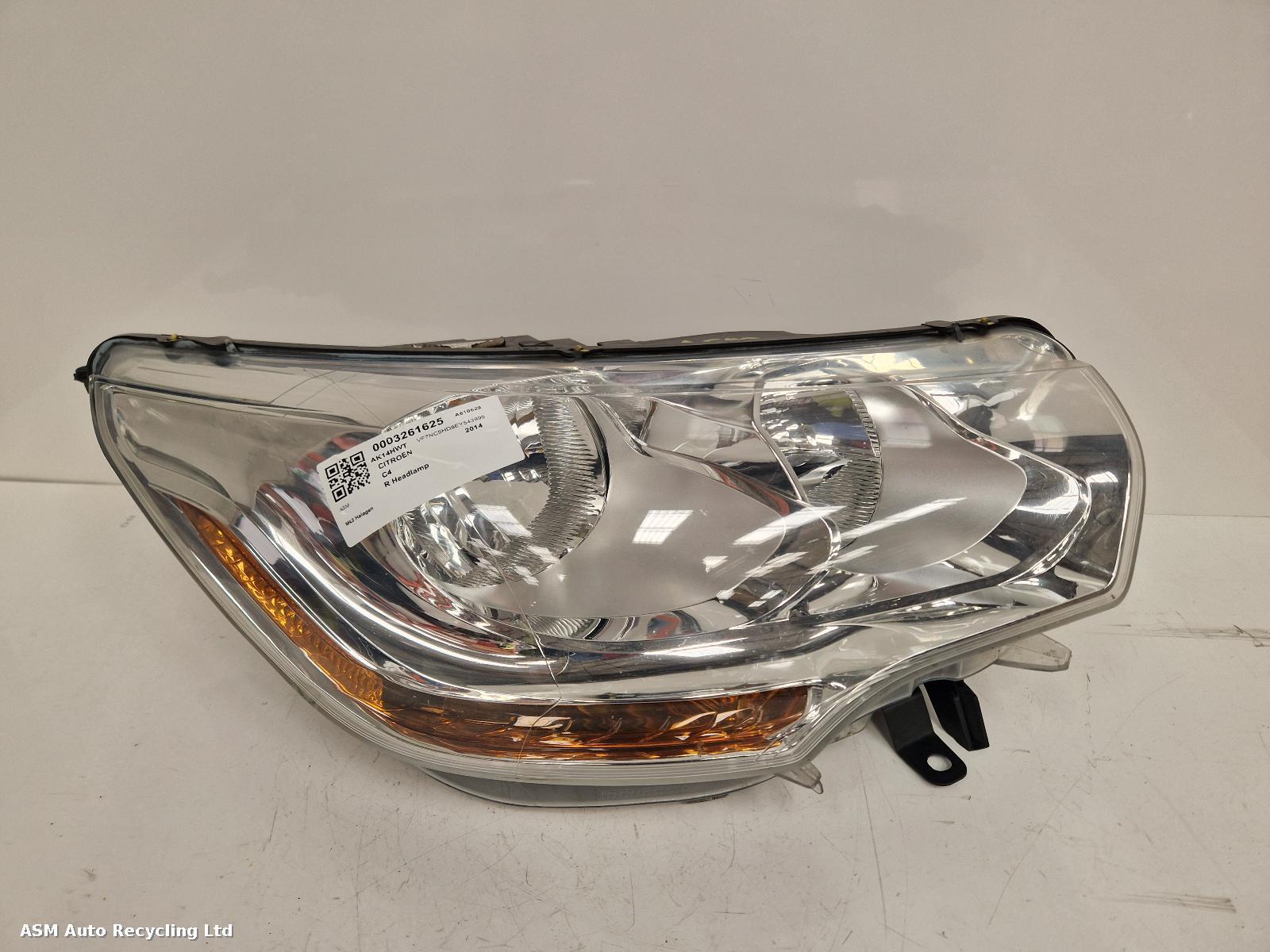 View Auto part R Headlamp Citroen C4 2014