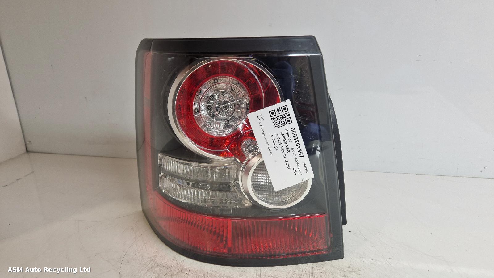 View Auto part L Taillight Land Rover Range Rover Sport 2010