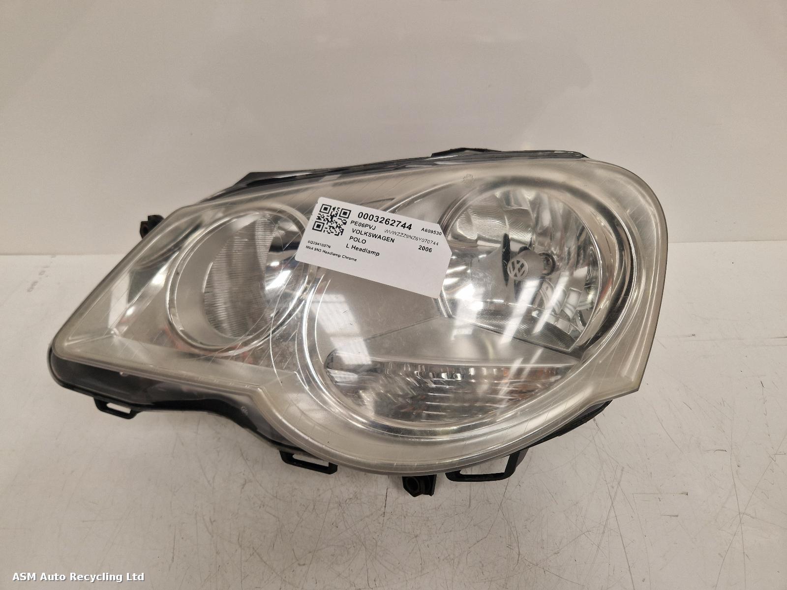 View Auto part L Headlamp Volkswagen Polo 2006