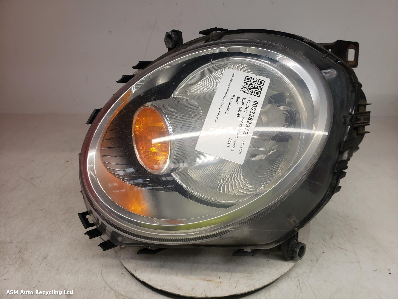 View Auto part R Headlamp Mini (bmw) Mini 2013