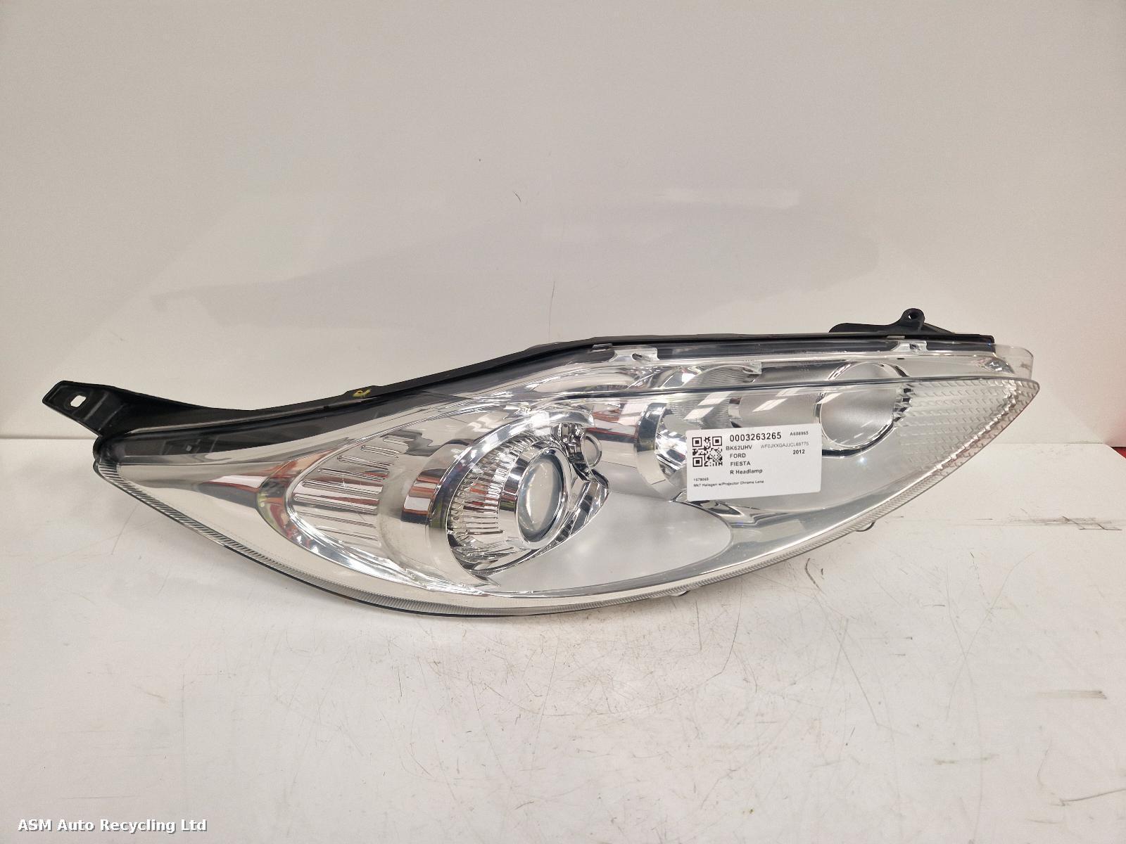 View Auto part R Headlamp Ford Fiesta 2012