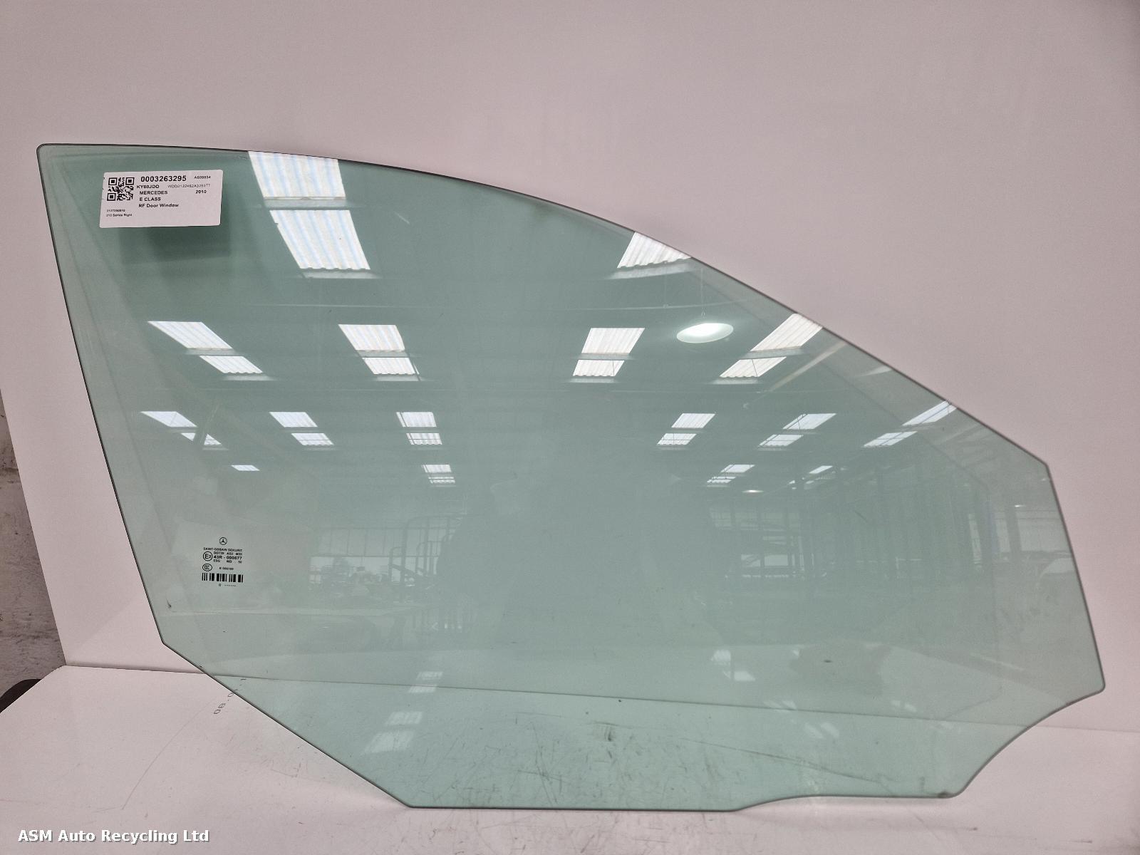 View Auto part RF Door Window Mercedes E Class 2010