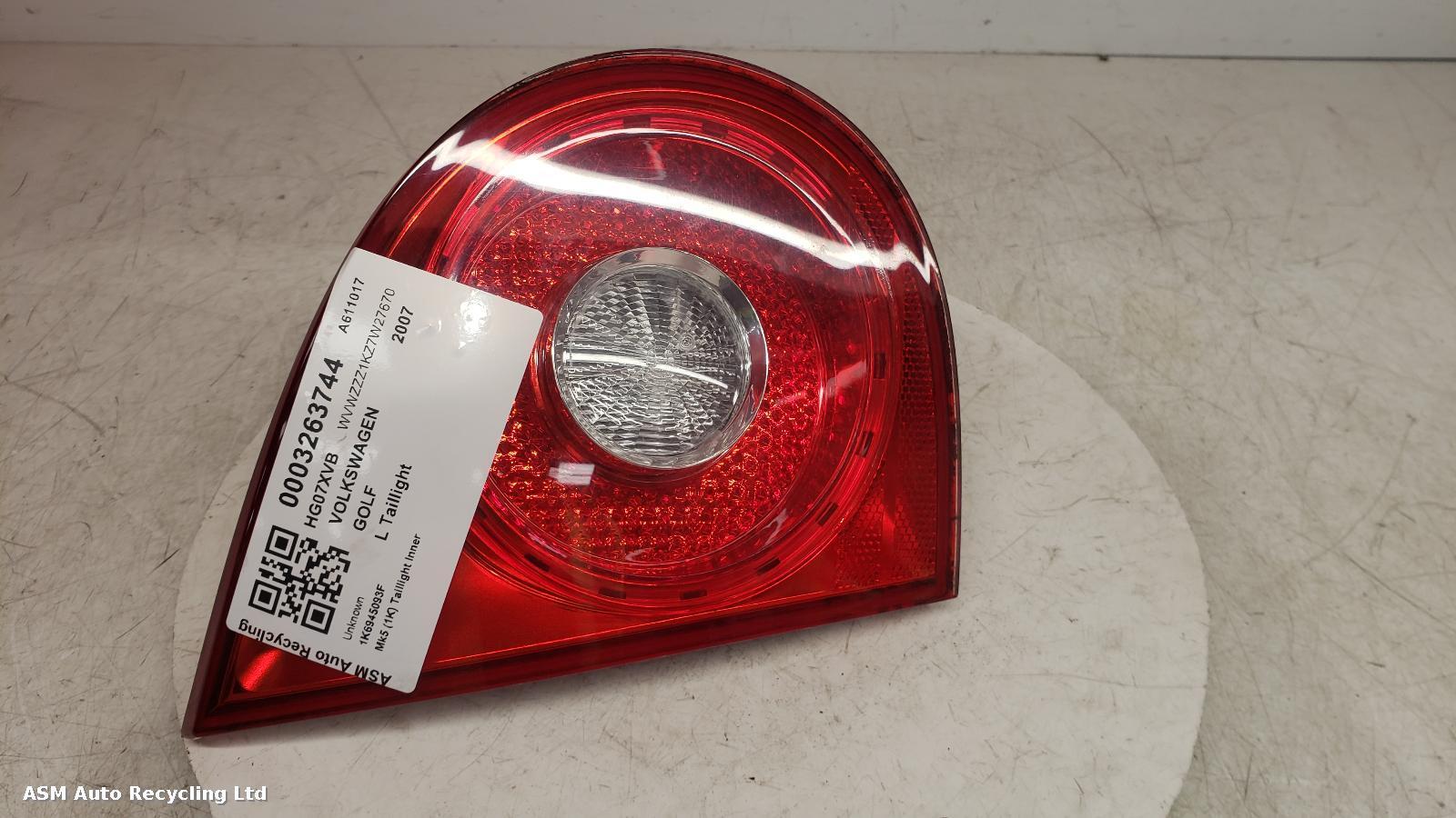 View Auto part L Taillight Volkswagen Golf 2007