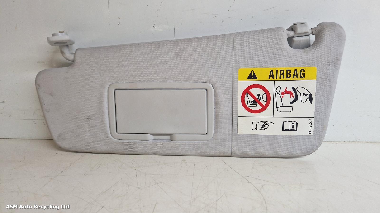 View Auto part Sun visor Vauxhall Corsa 2016
