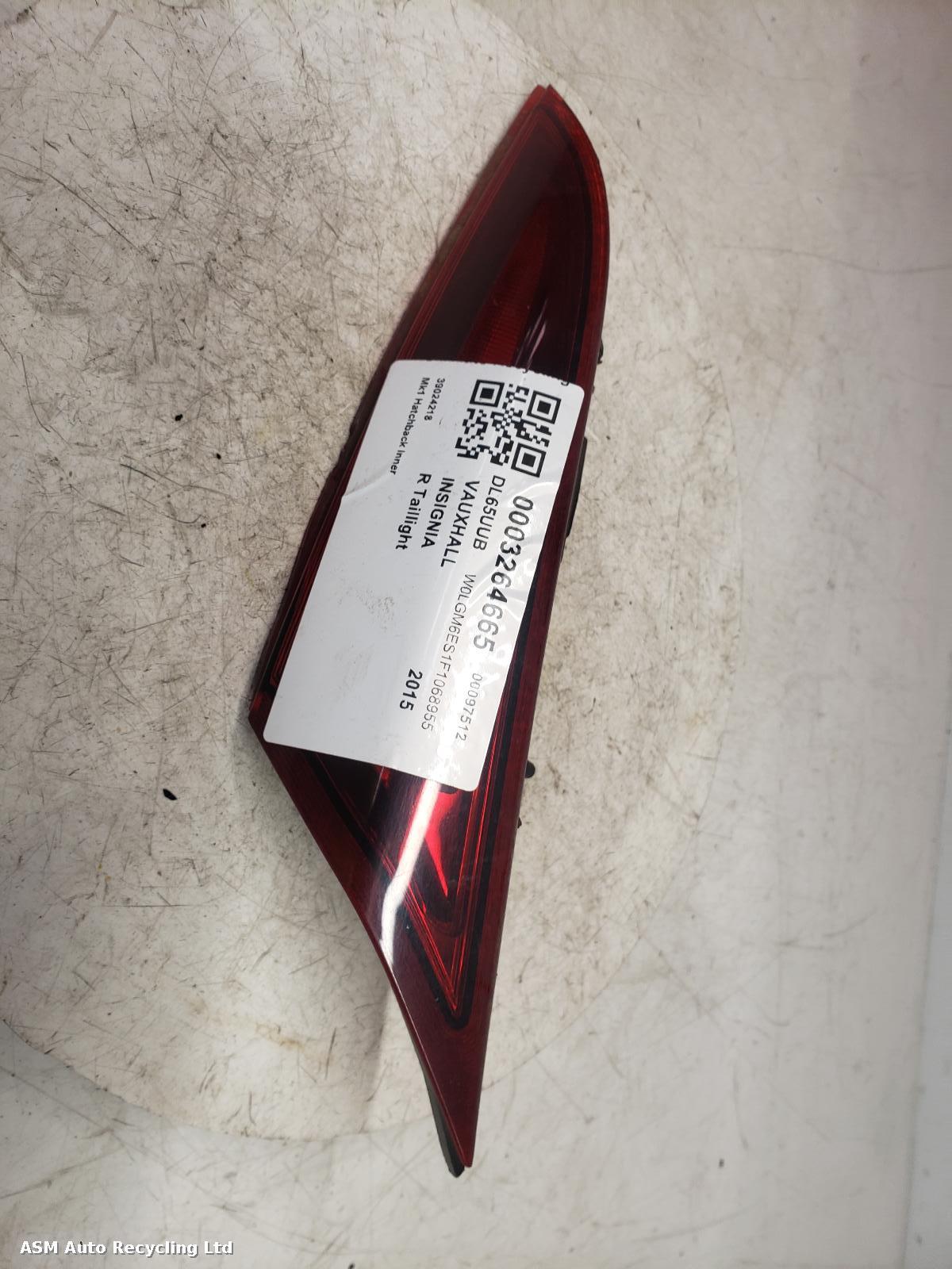 View Auto part R Taillight Vauxhall Insignia 2015
