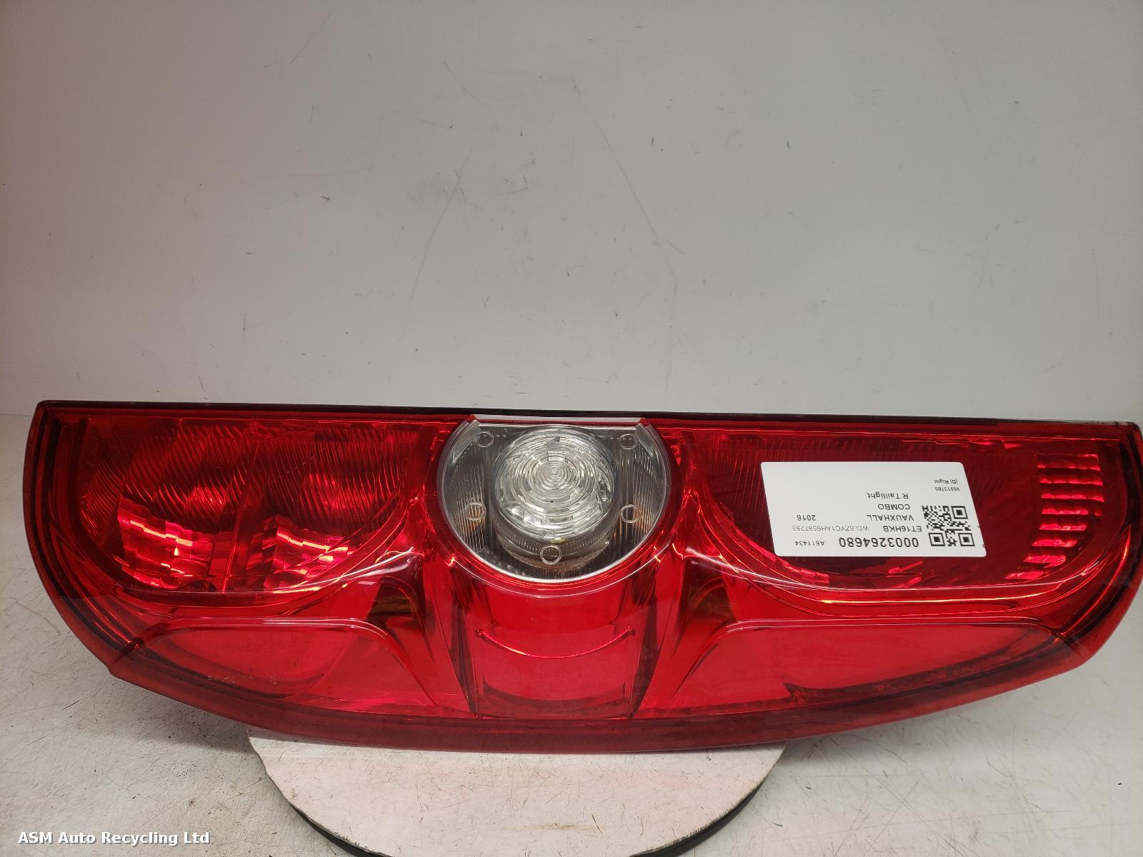 View Auto part R Taillight Vauxhall Combo 2016