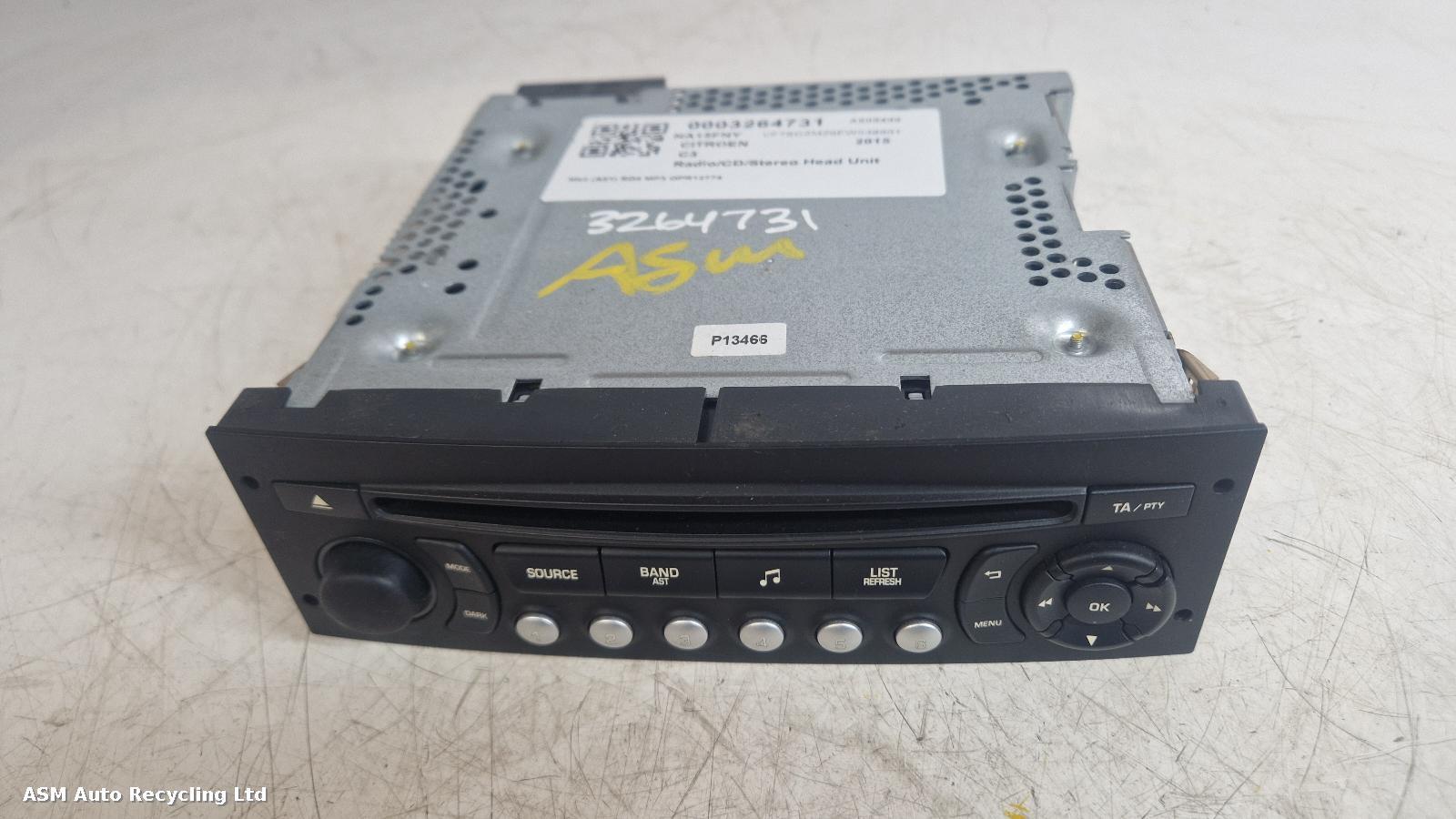 View Auto part A/V Equipment Citroen C3 2015