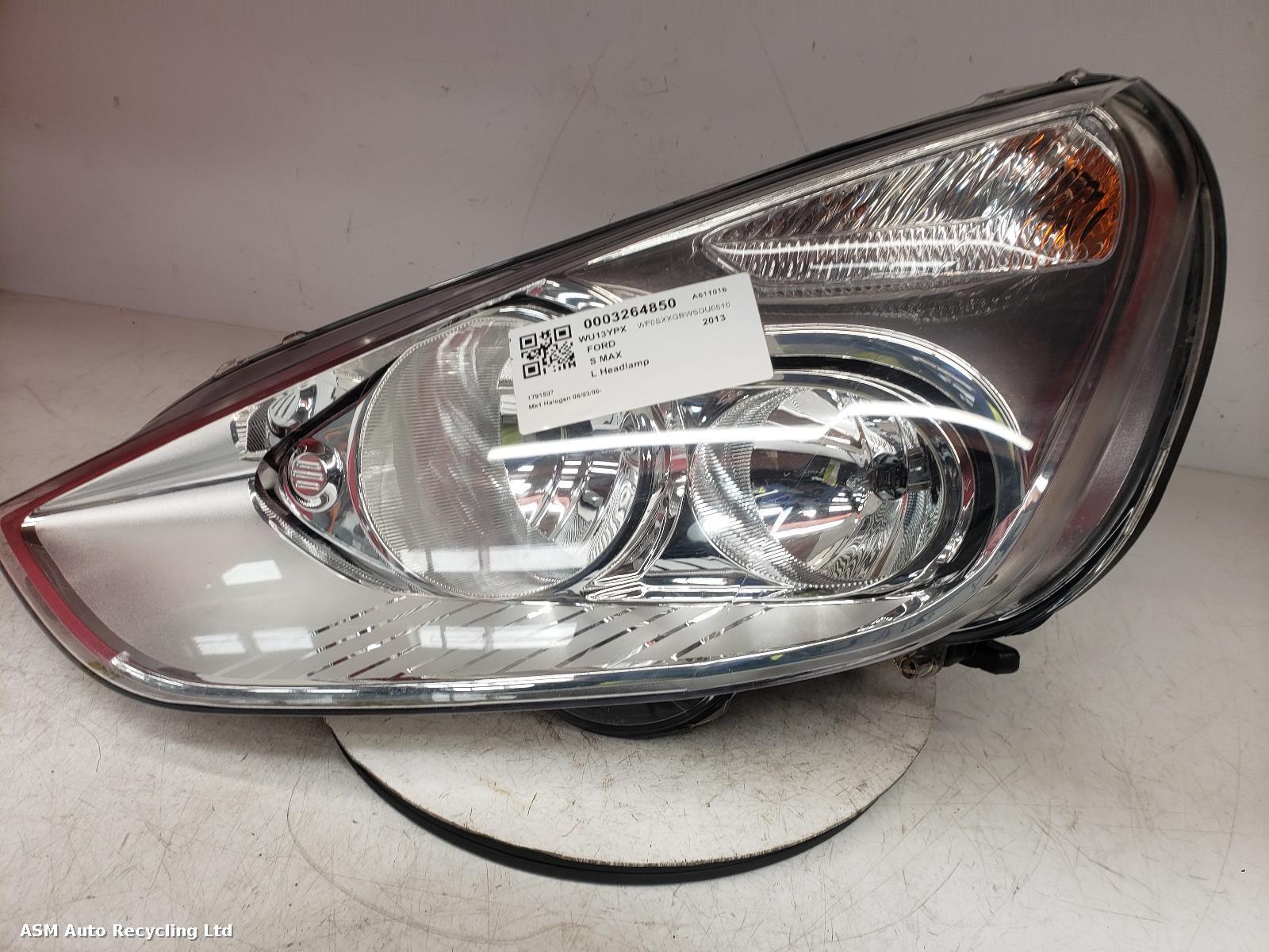 View Auto part L Headlamp Ford S Max 2013