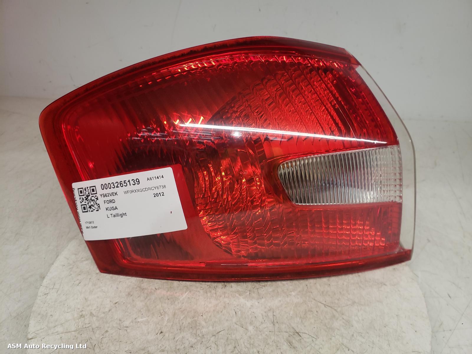 View Auto part L Taillight Ford Kuga 2012