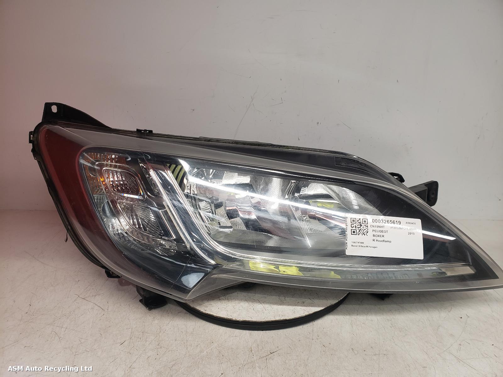 View Auto part R Headlamp Peugeot Boxer 2019