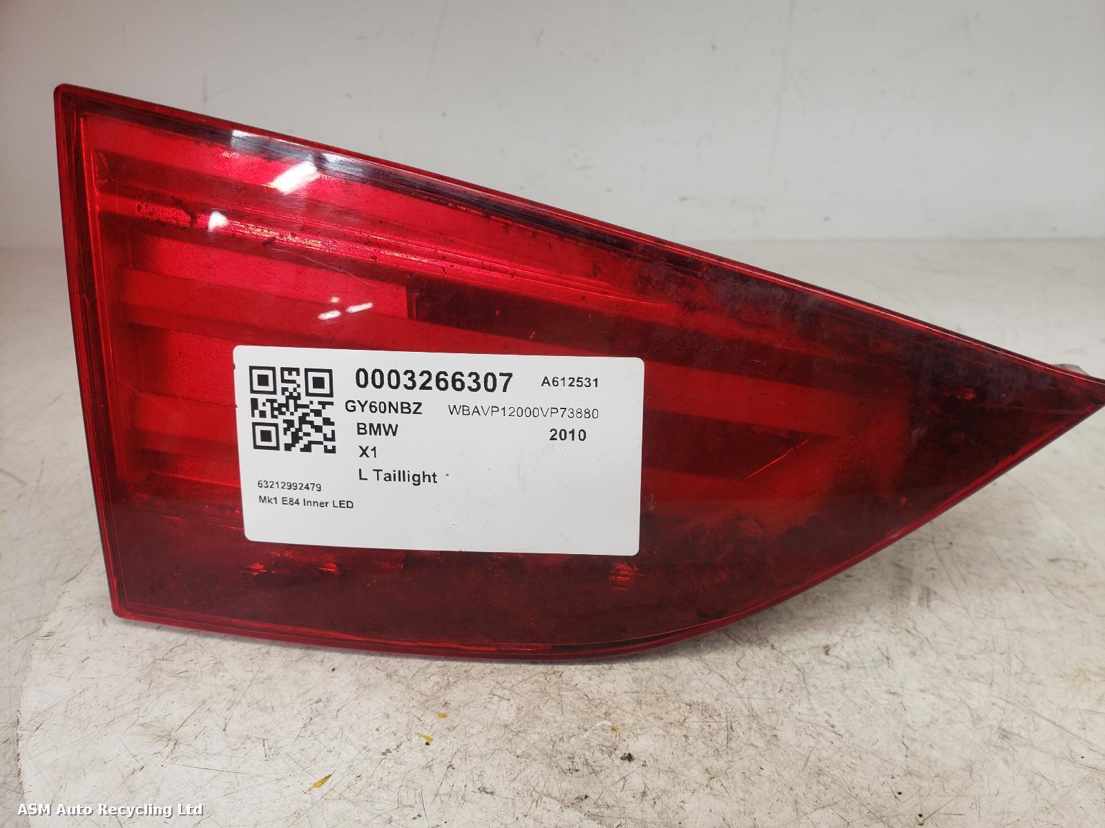 View Auto part L Taillight Bmw X1 2010