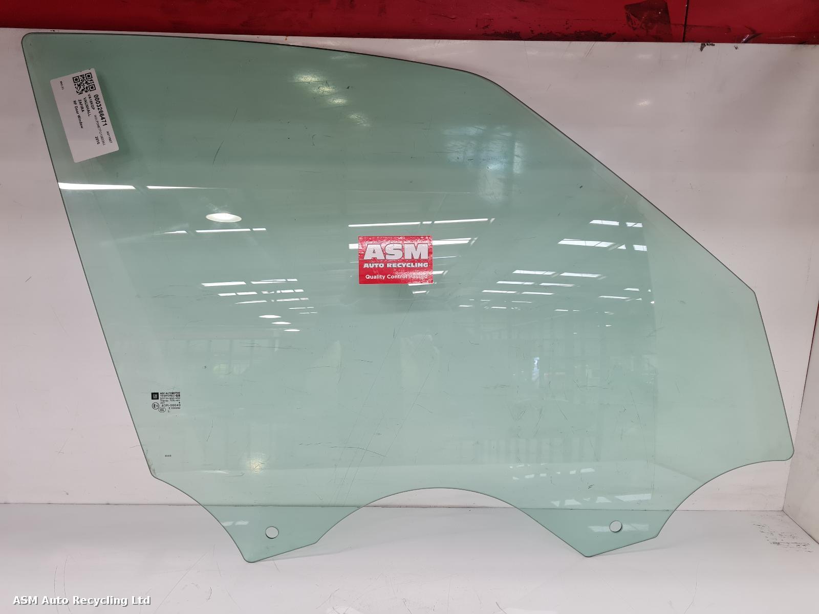 View Auto part RF Door Window Vauxhall Zafira 2016