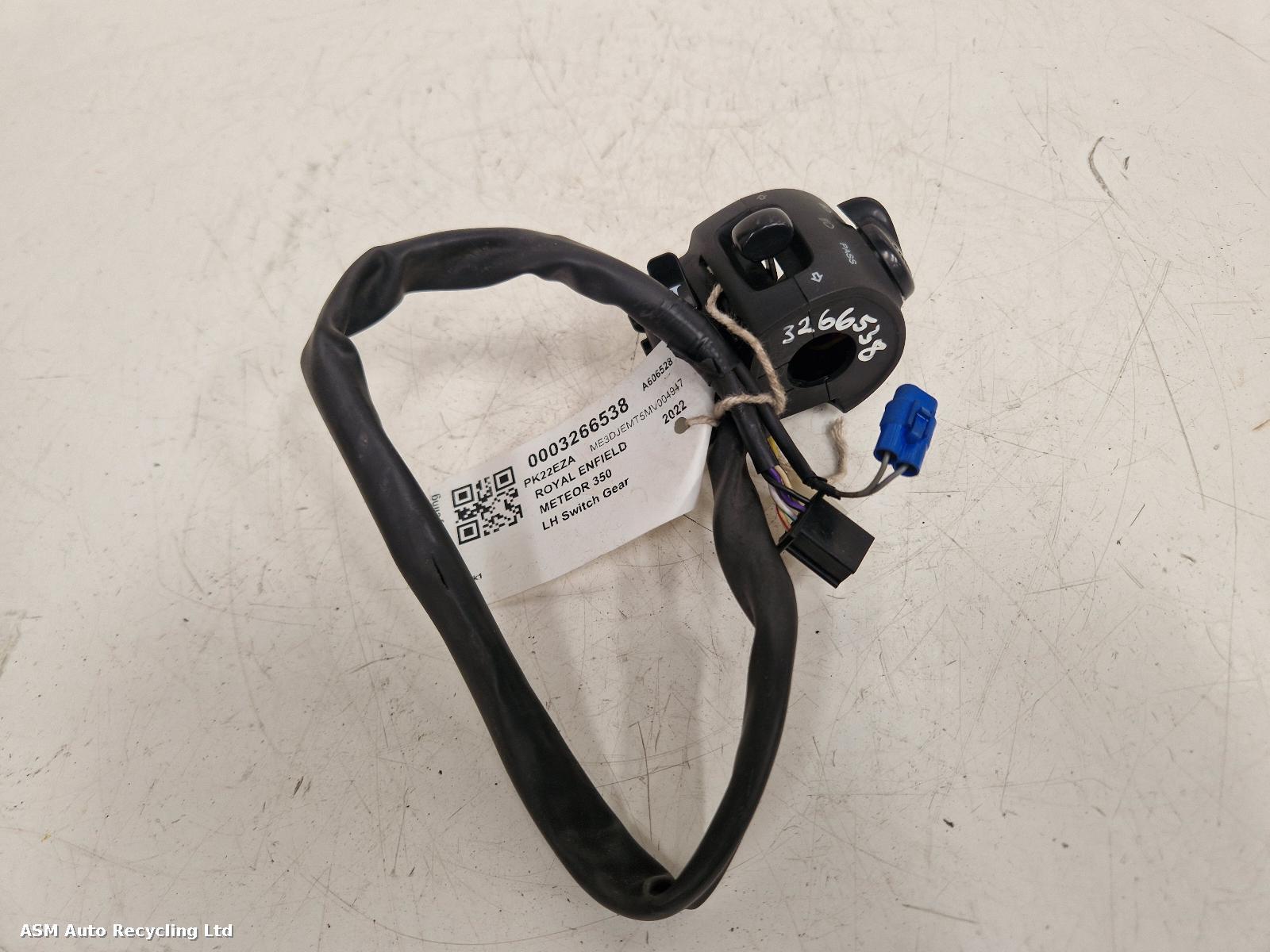 View Auto part LH Switch Gear Royal Enfield Meteor 350 2022