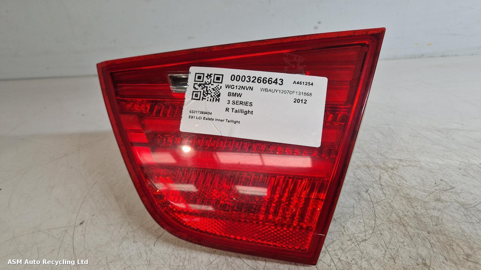 View Auto part R Taillight Bmw 3 Series 2012