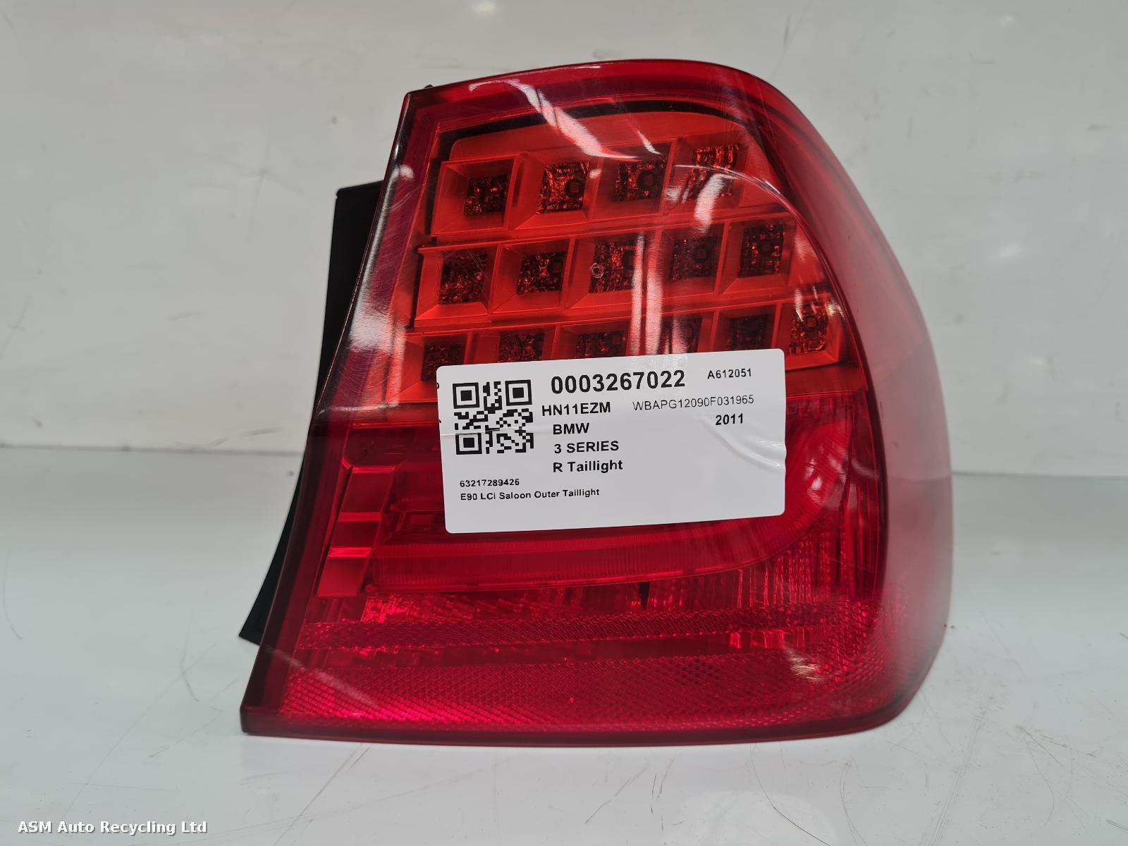 View Auto part R Taillight Bmw 3 Series 2011