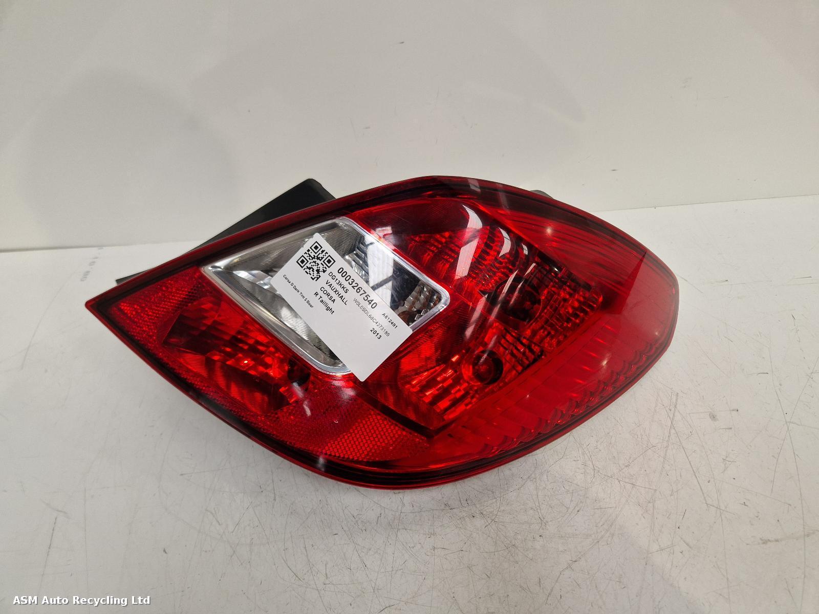 View Auto part R Taillight Vauxhall Corsa 2013