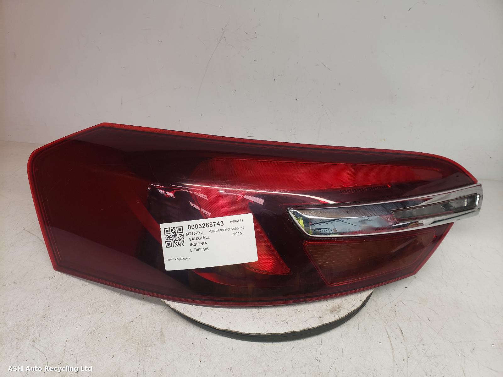 View Auto part L Taillight Vauxhall Insignia 2015